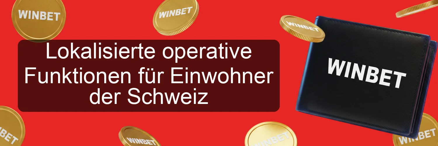 Lokalisierte operative Funktionen für Einwohner der Schweiz